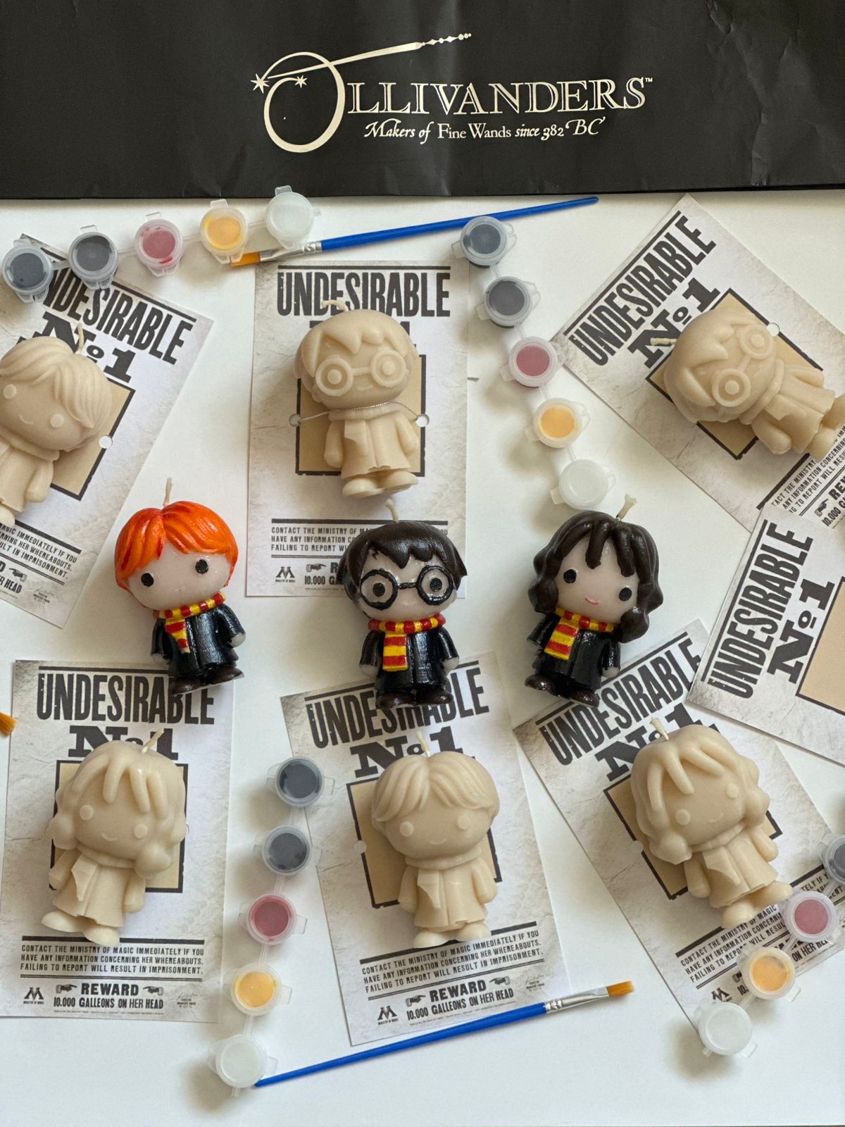 Kit de Velas pintables/ Edicion Magica