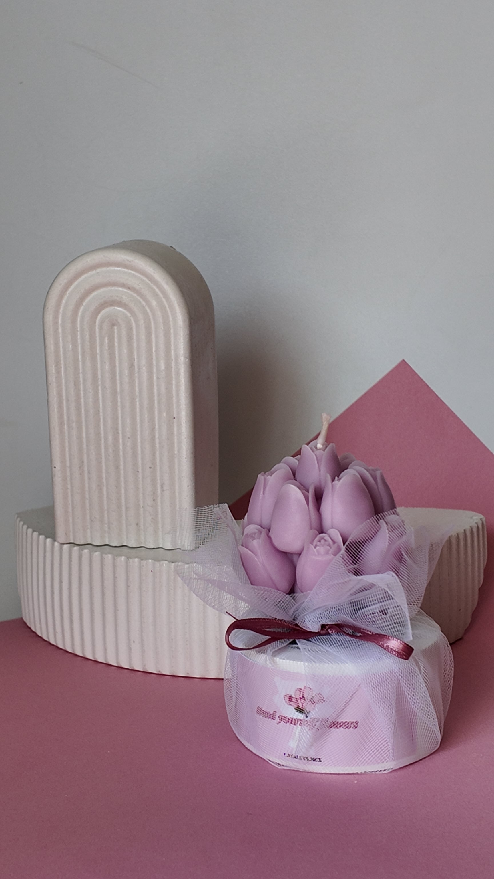 Tulipán Ramo. Base concreto