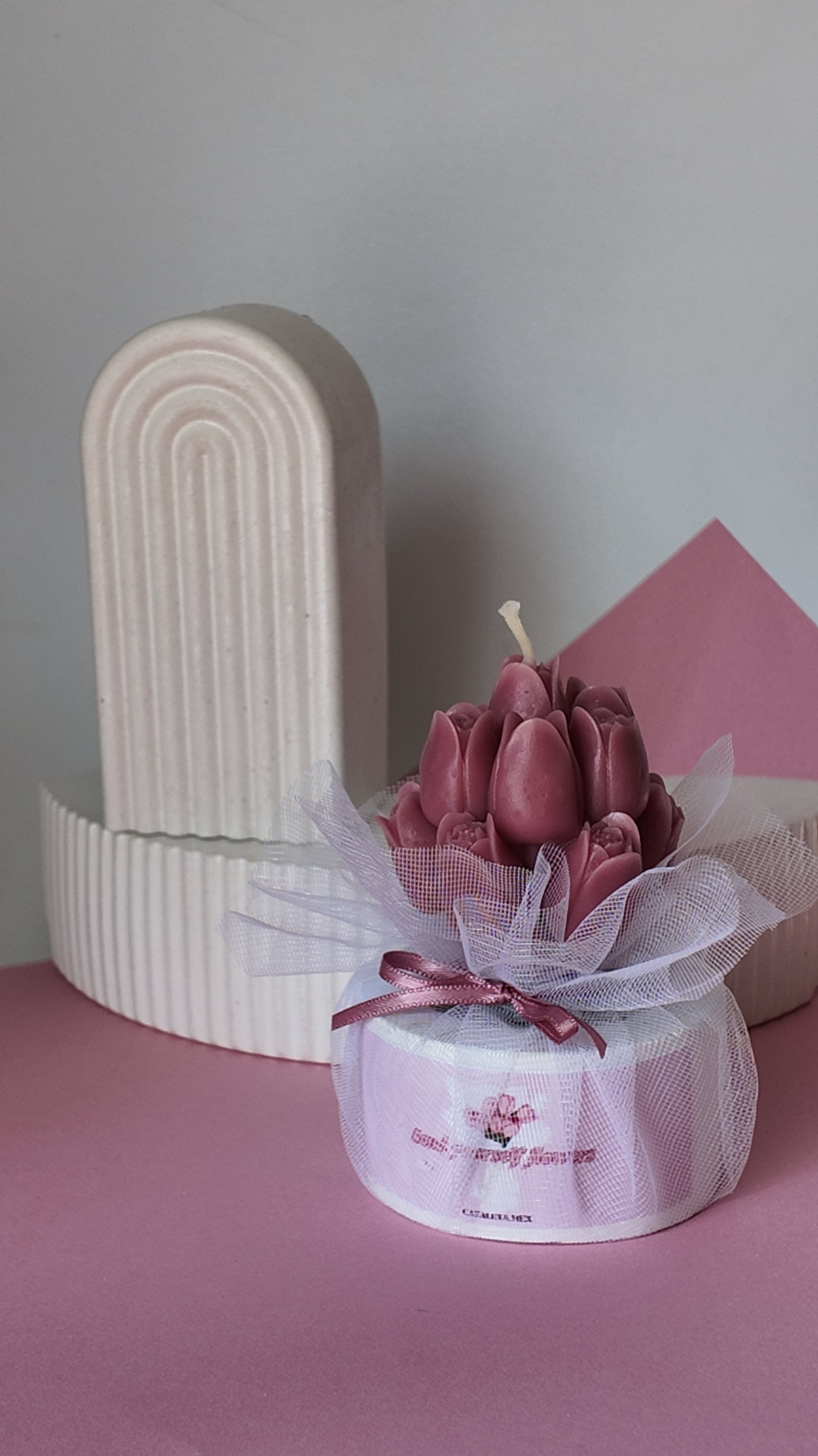 Tulipán Ramo. Base concreto